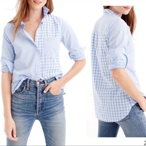 J. Crew Women's Gingham Cocktail Shirt